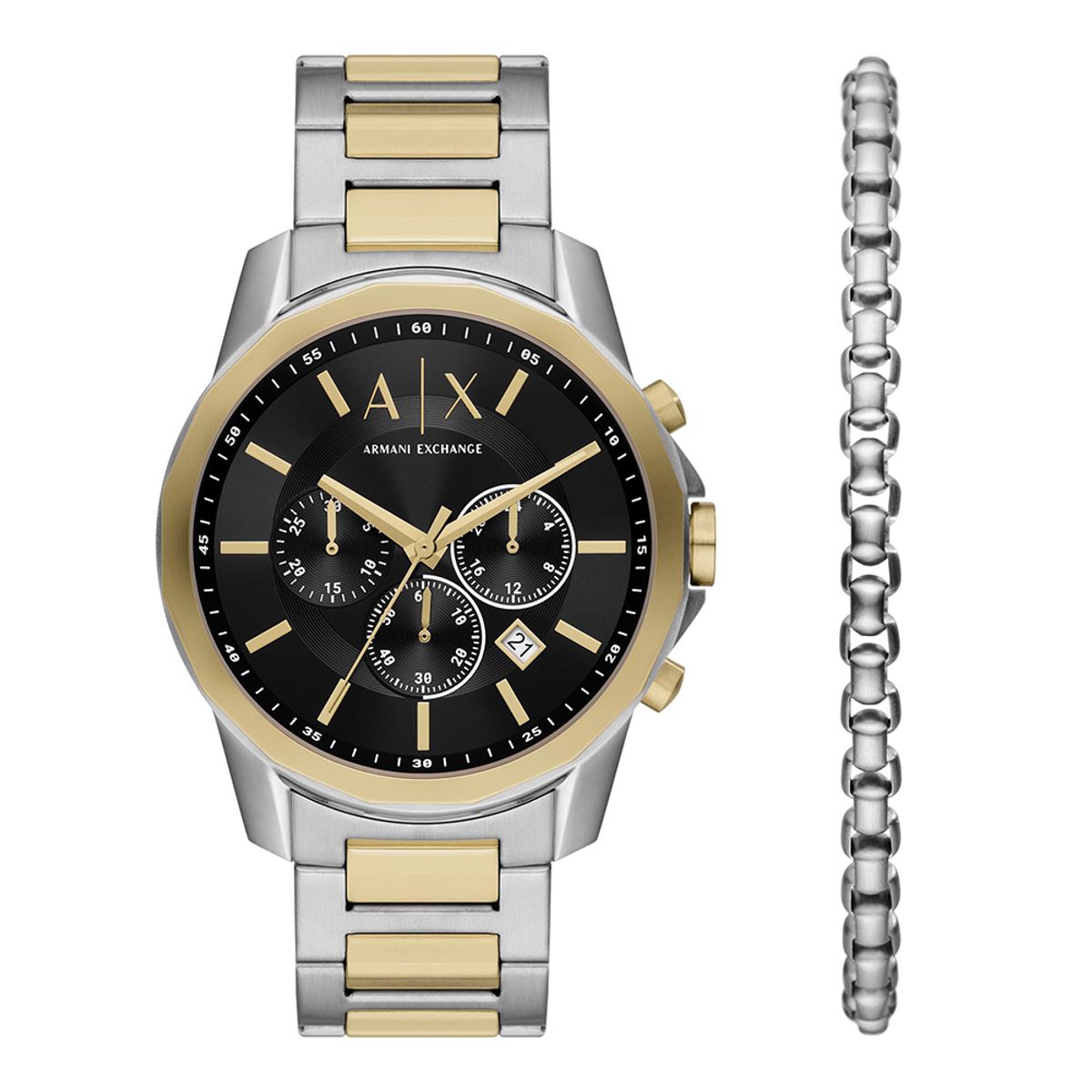 아르마니 익스체인지 시계(ARMANI EXCHANGE WATCH) AX7148SET (Banks) 뱅크스 크로노그래프 팔찌 세트 남성 메탈시계