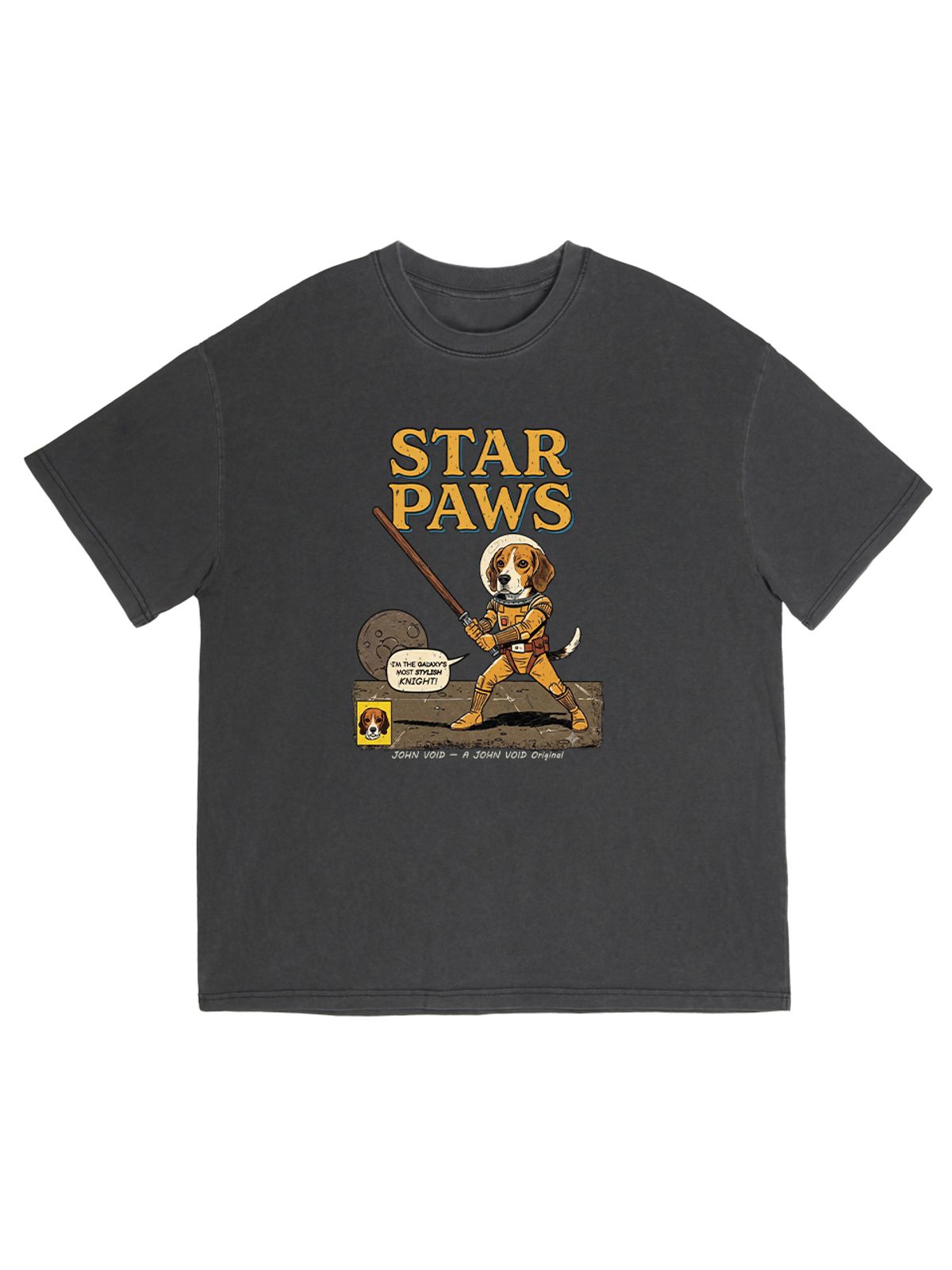세이브어독(SAVE A DOG) STAR PAWS PIGMENT HALF-SLEEVE T-SHIRT (SIZE ~5XL)