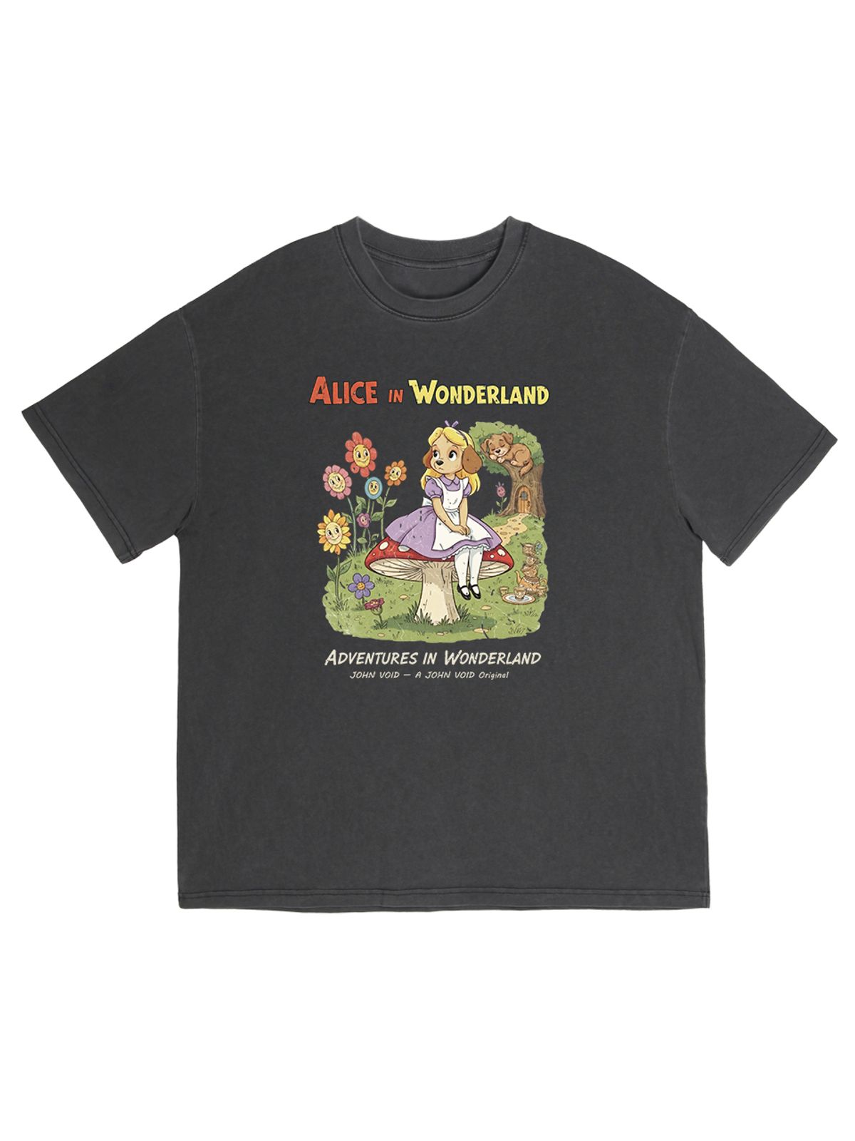 세이브어독(SAVE A DOG) ALICE PIGMENT HALF-SLEEVE T-SHIRT (SIZE ~5XL)