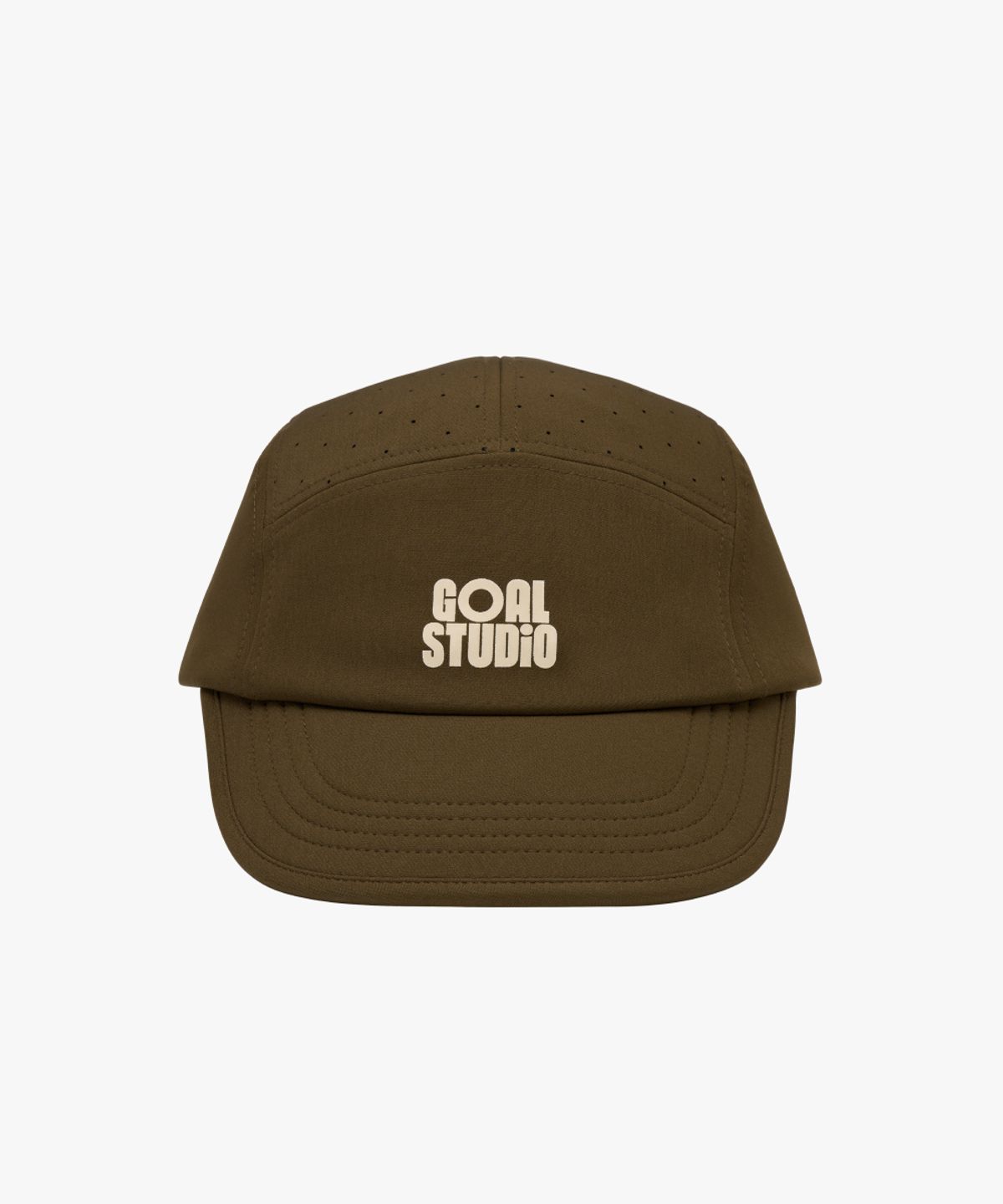 골스튜디오(GOALSTUDIO) ACTIVE LOGO CAP-DARK BROWN