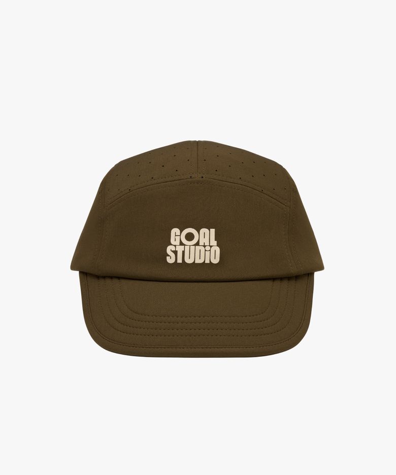 ACTIVE LOGO CAP-DARK BROWN