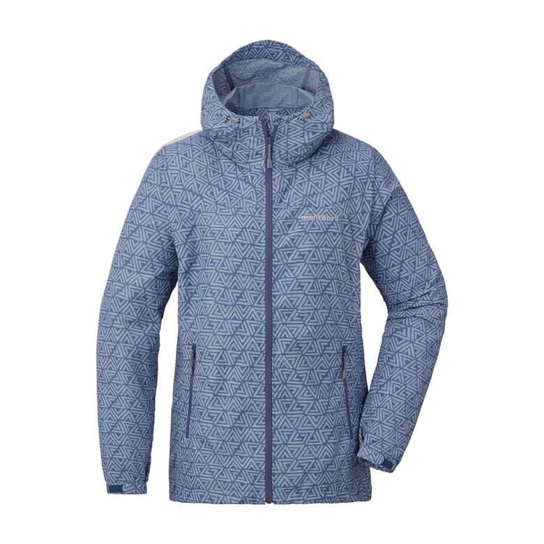 오디 프린트 후드 자켓 여 LIGHT BLUE JBWJSWJW441
