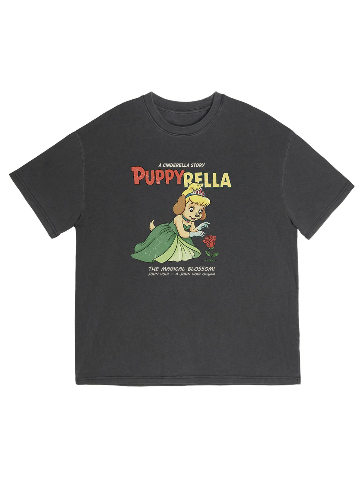 세이브어독(SAVE A DOG) PUPPYRELLA ROSE PIGMENT HALF-SLEEVE T-SHIRT (SIZE ~5XL)