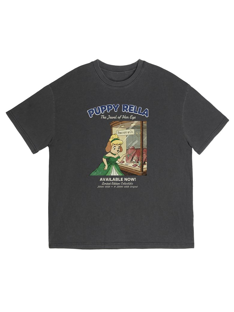 PUPPYRELLA JEWEL PIGMENT HALF-SLEEVE T-SHIRT (SIZE ~5XL)