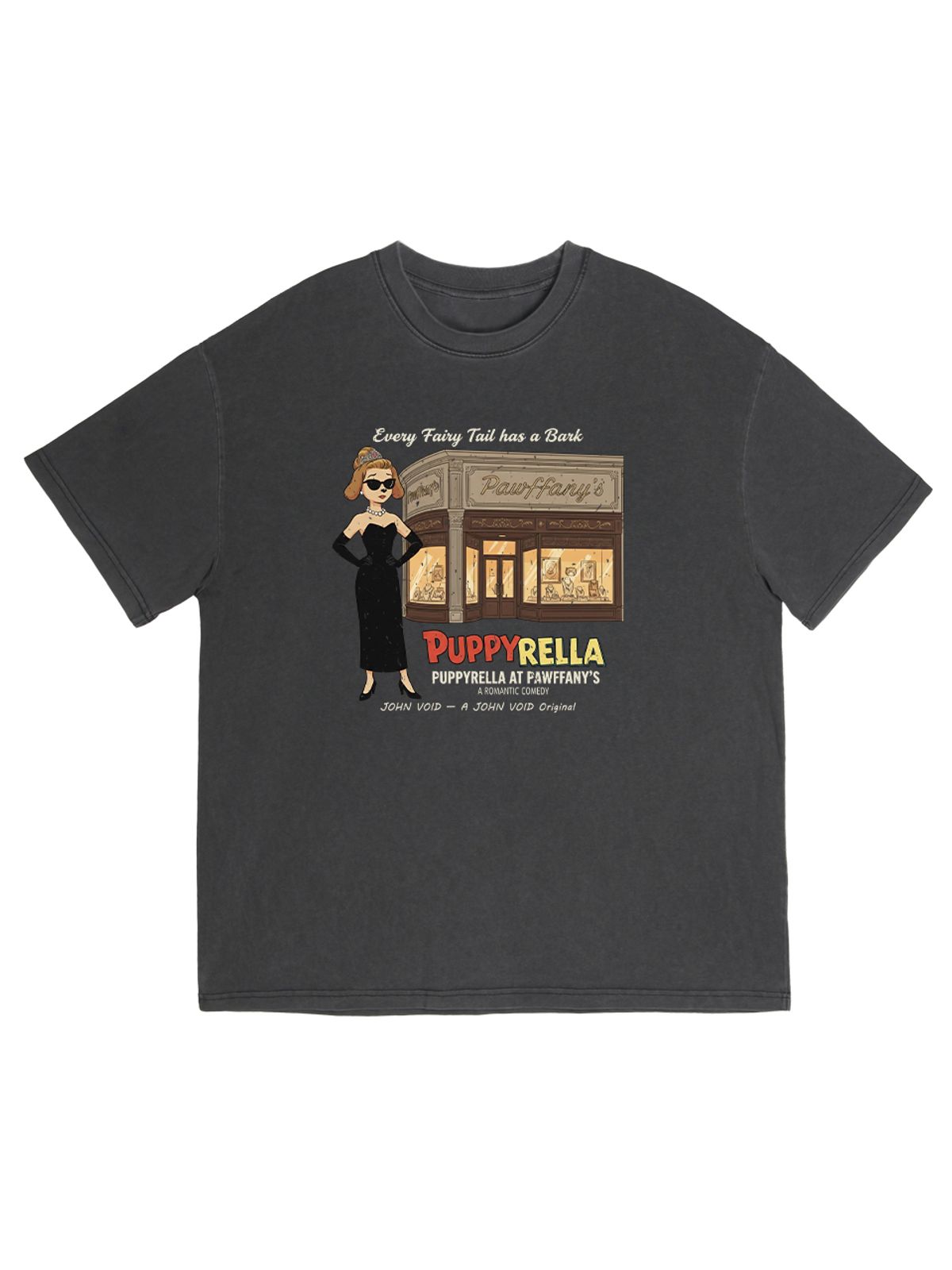 세이브어독(SAVE A DOG) PUPPYRELLA SHOP PIGMENT HALF-SLEEVE T-SHIRT (SIZE ~5XL)