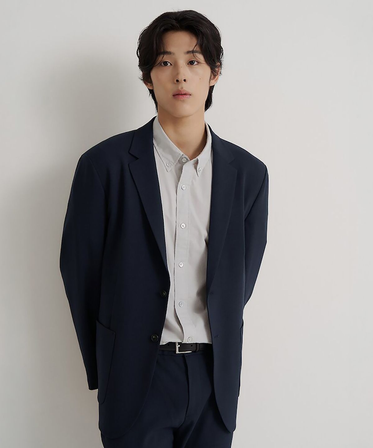 빈폴 멘(BEANPOLE MEN) 스트레치 셋업 재킷  네이비