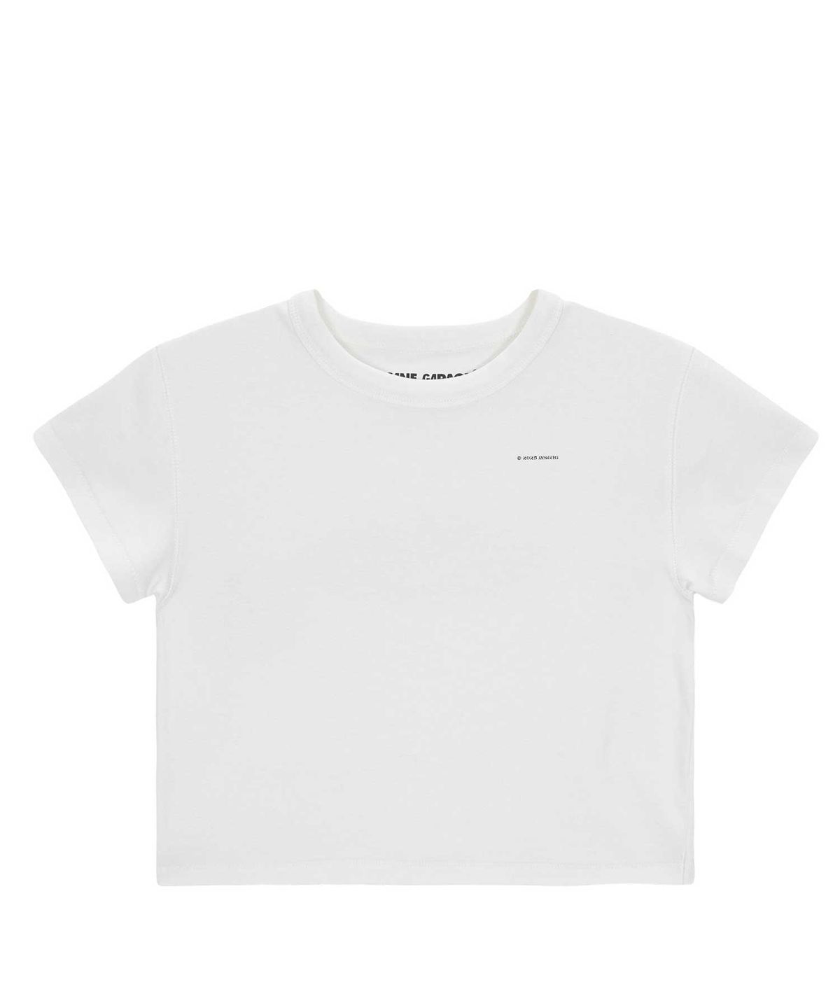 인세인개러지(INSANEGARAGE) INSANE BABY CROP T-SHIRT_WHITE