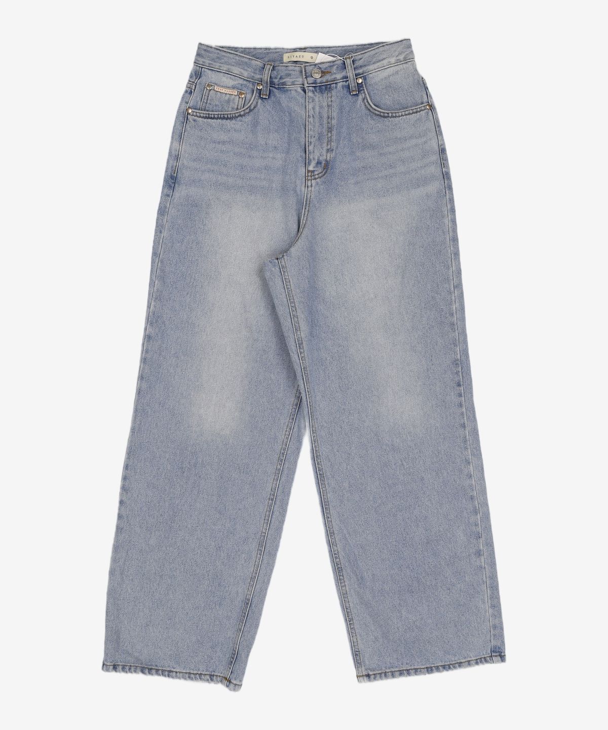 시야쥬(SIYAZU) SIJN6058 뉴 와이드 데님_Light blue M