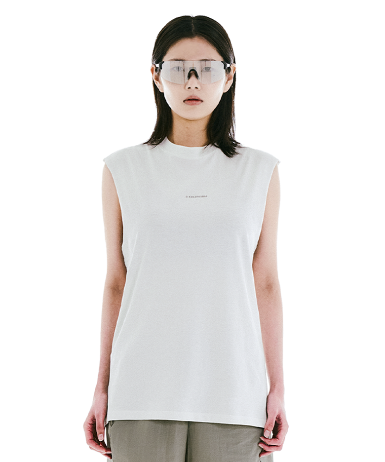 Raw Cut Sleeveless (Off-White) -Women-