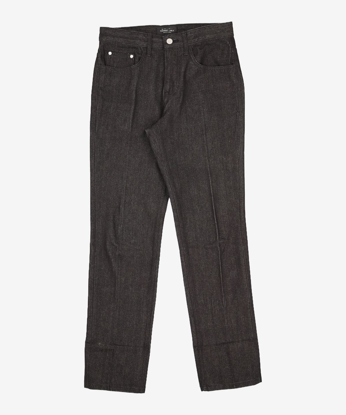 가먼트레이블(GARMENT LABLE) Denim Roll-up Pants - Black S