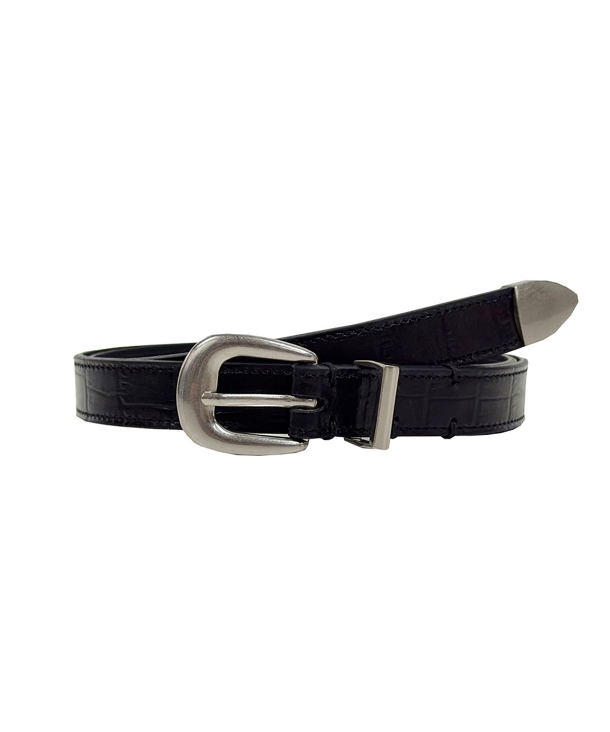위메농(OUI MAIS NON) Miller leather belt