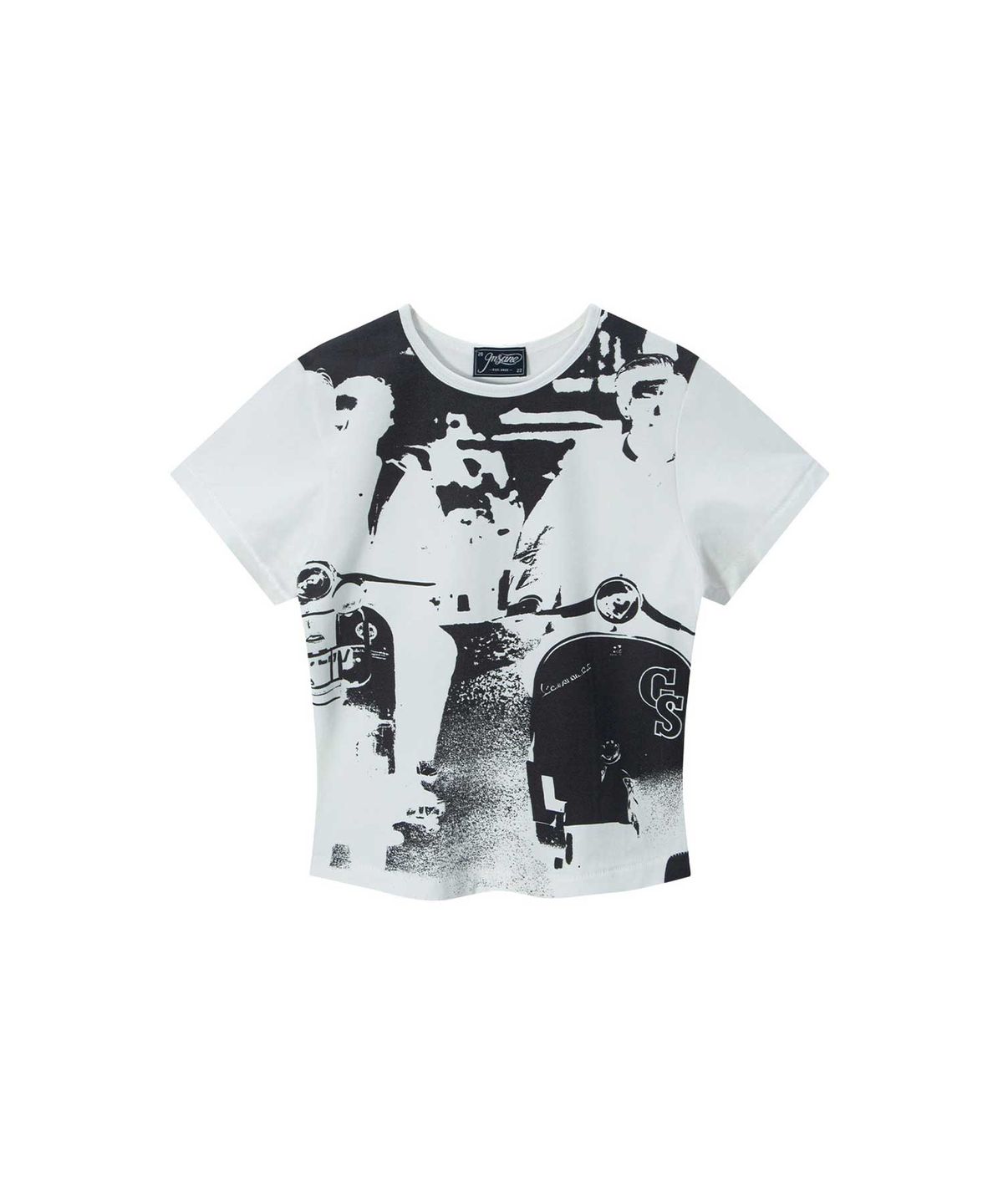 인세인개러지(INSANEGARAGE) INSANE WOMEN MODS T-SHIRT_OFF WHITE