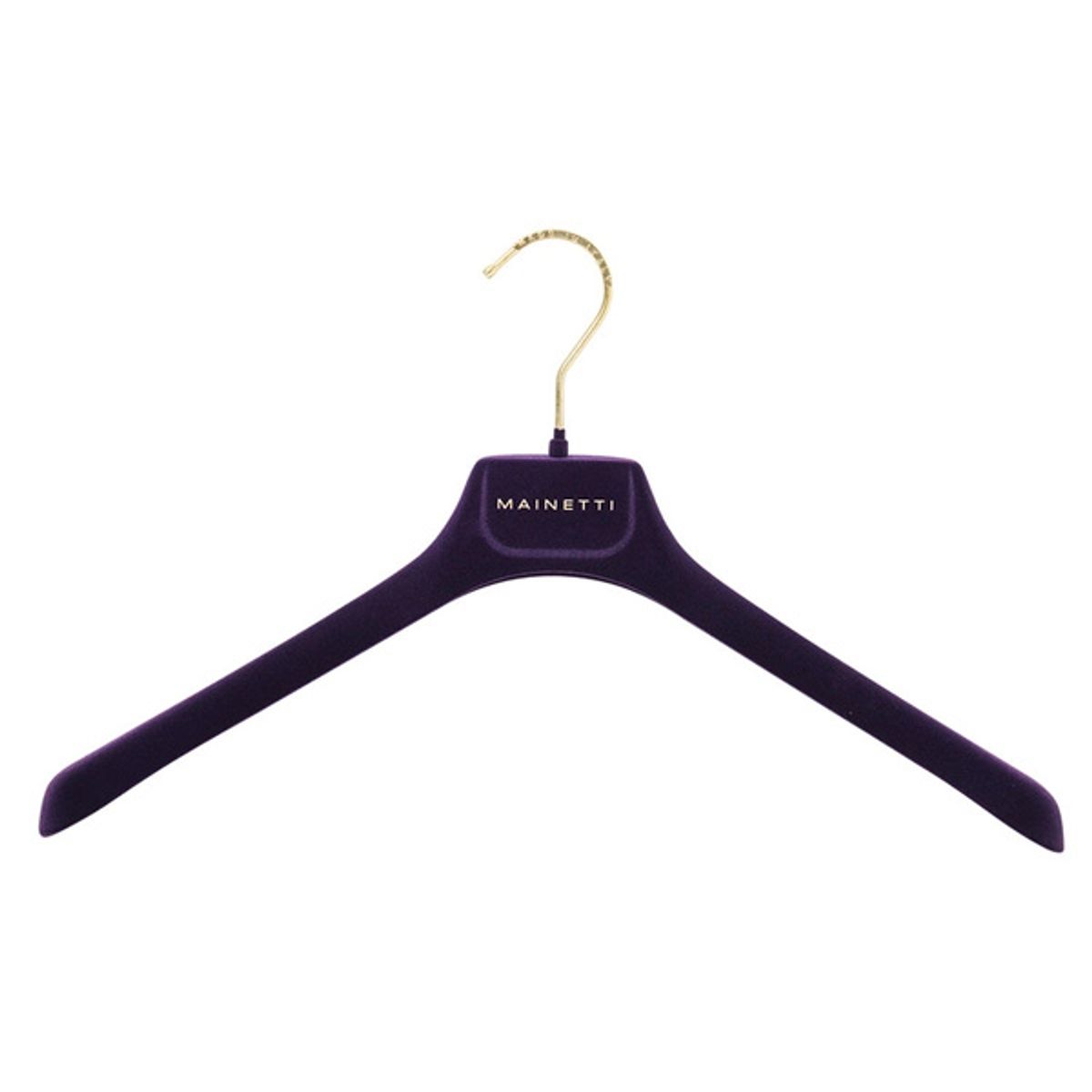 메이네티(MAINETTI) 프리미엄 벨벳 슬림 자켓 옷걸이 1P (Purple)