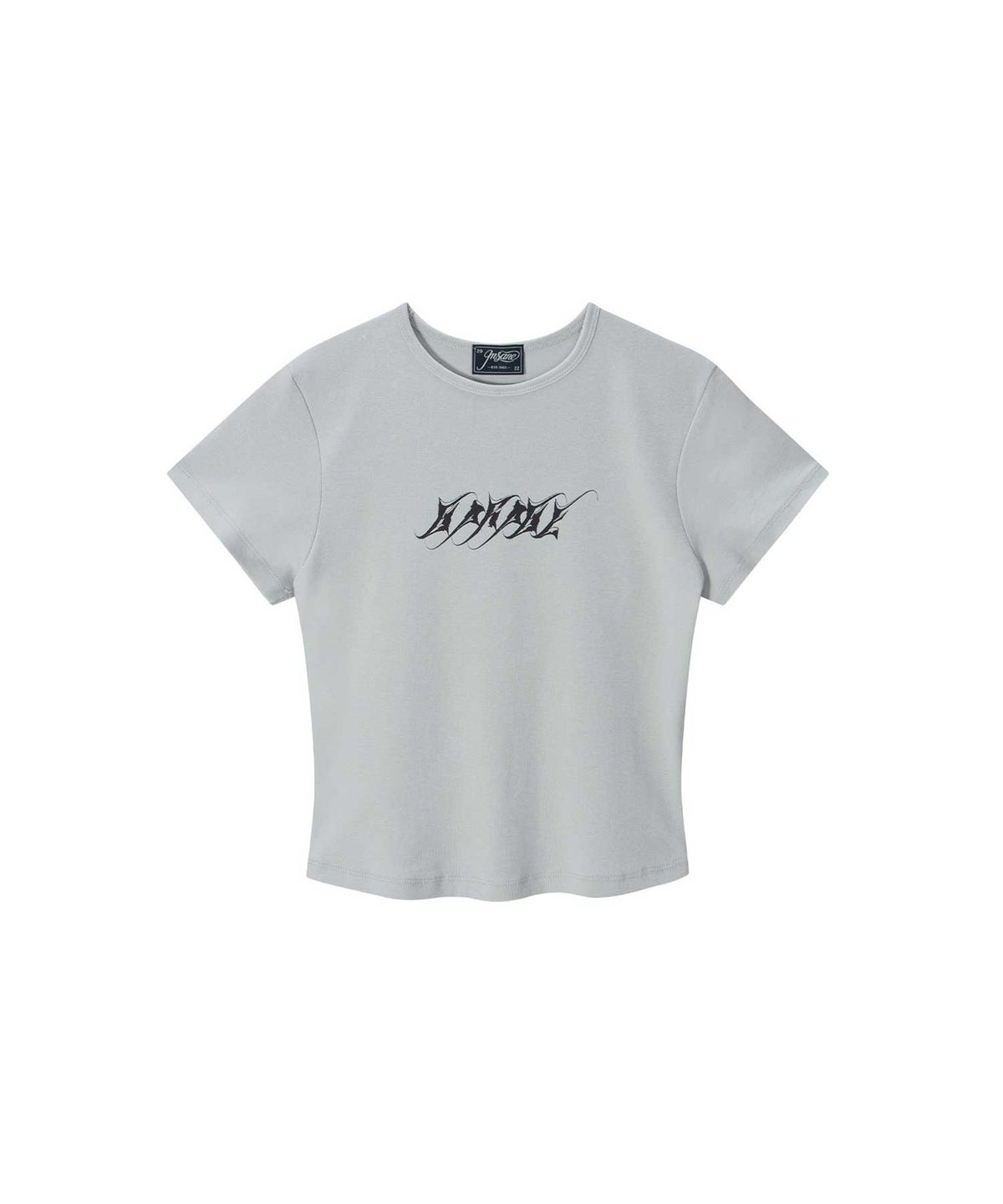 인세인개러지(INSANEGARAGE) INSANE WOMEN GRAPHIC T-SHIRT_LIGHT GRAY