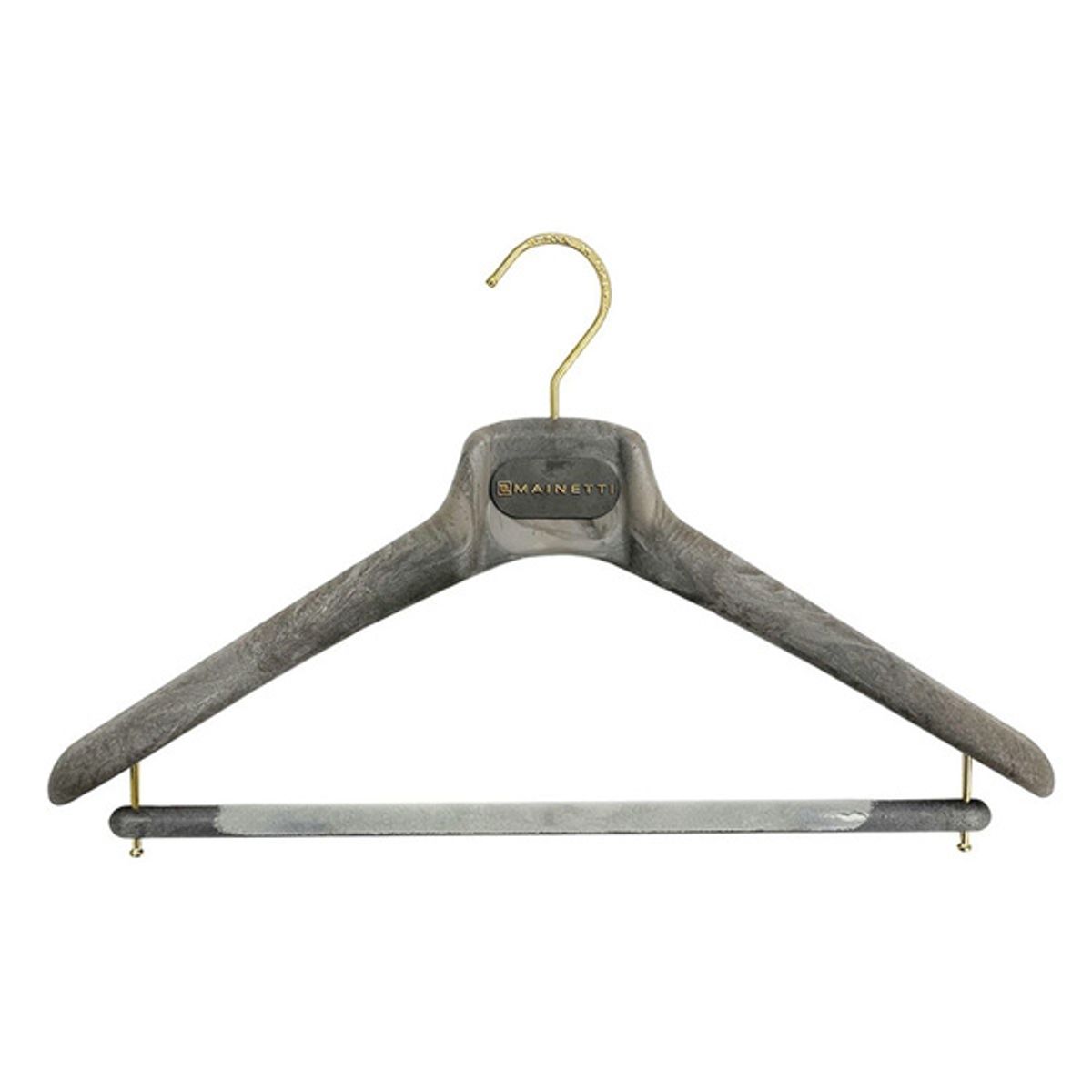 메이네티(MAINETTI) 사토리얼 상하의 옷걸이 SAR43 1P (Deep Gray)