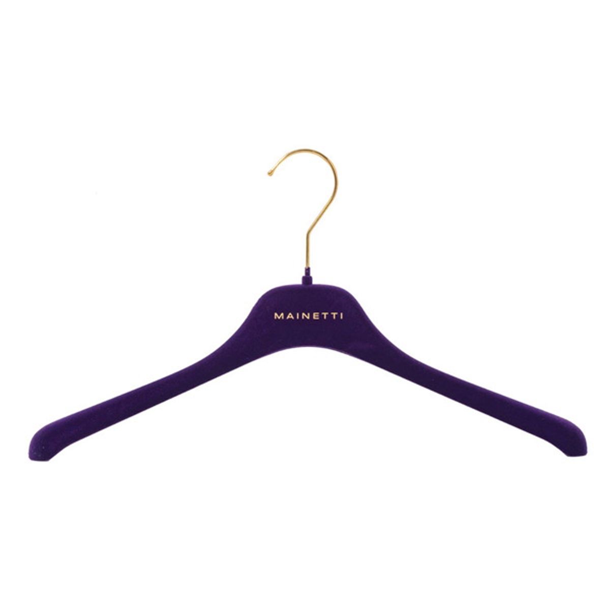 메이네티(MAINETTI) 프리미엄 벨벳 상의 옷걸이 1P (Purple)