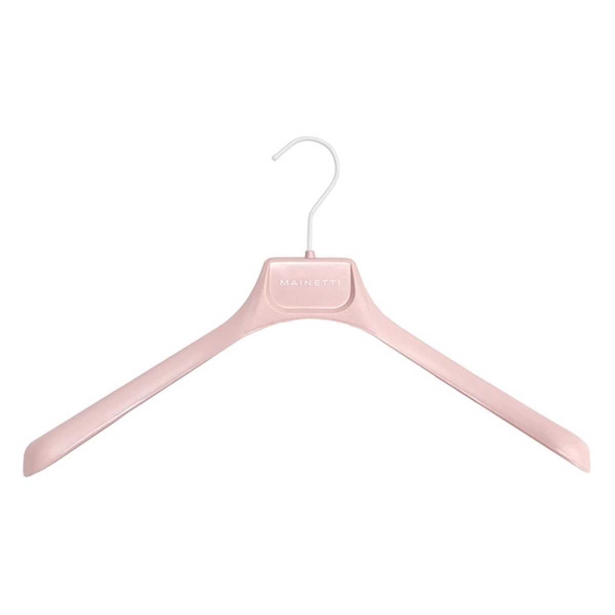 메이네티(MAINETTI) 플라스틱 파스텔 자켓 옷걸이 Pink 12p