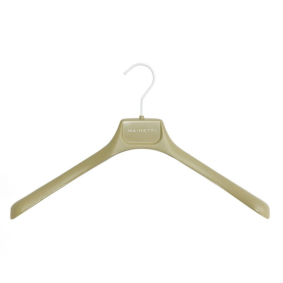 메이네티(MAINETTI) 플라스틱 파스텔 자켓 옷걸이 Beige 12p
