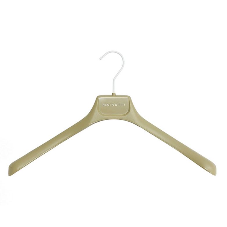 플라스틱 파스텔 자켓 옷걸이 Beige 12p