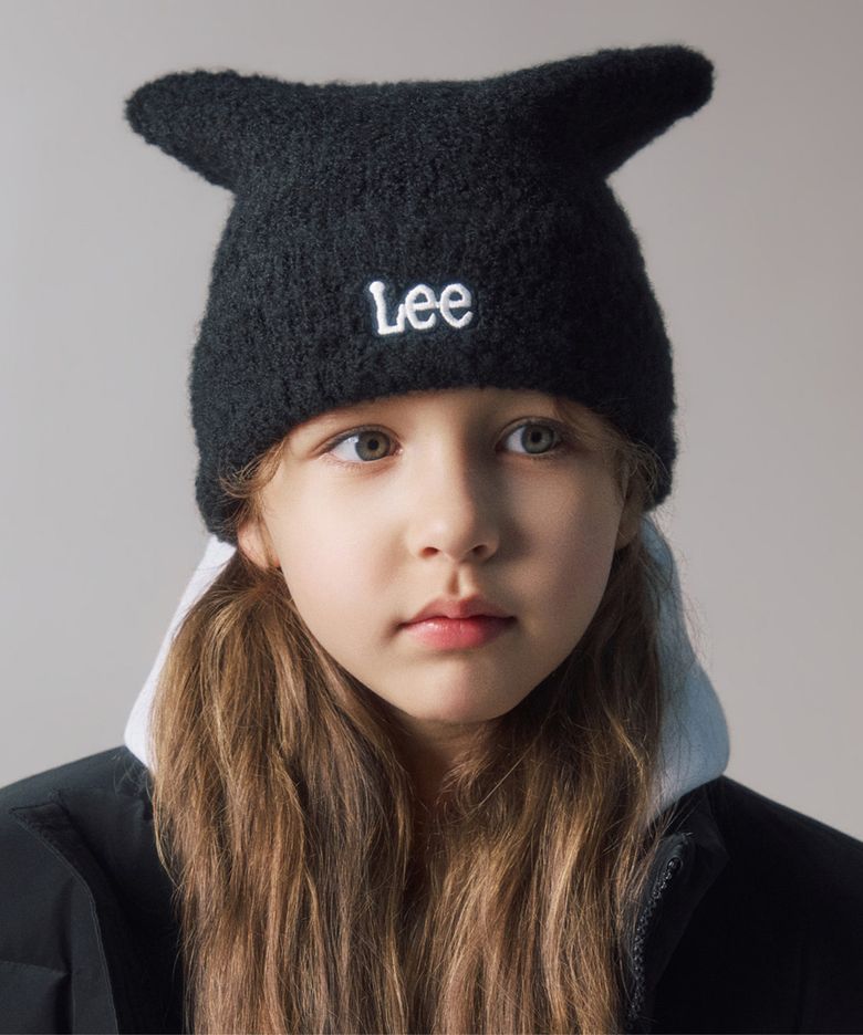 스퀘어 부클 비니 블랙 LK2604BN70BK
