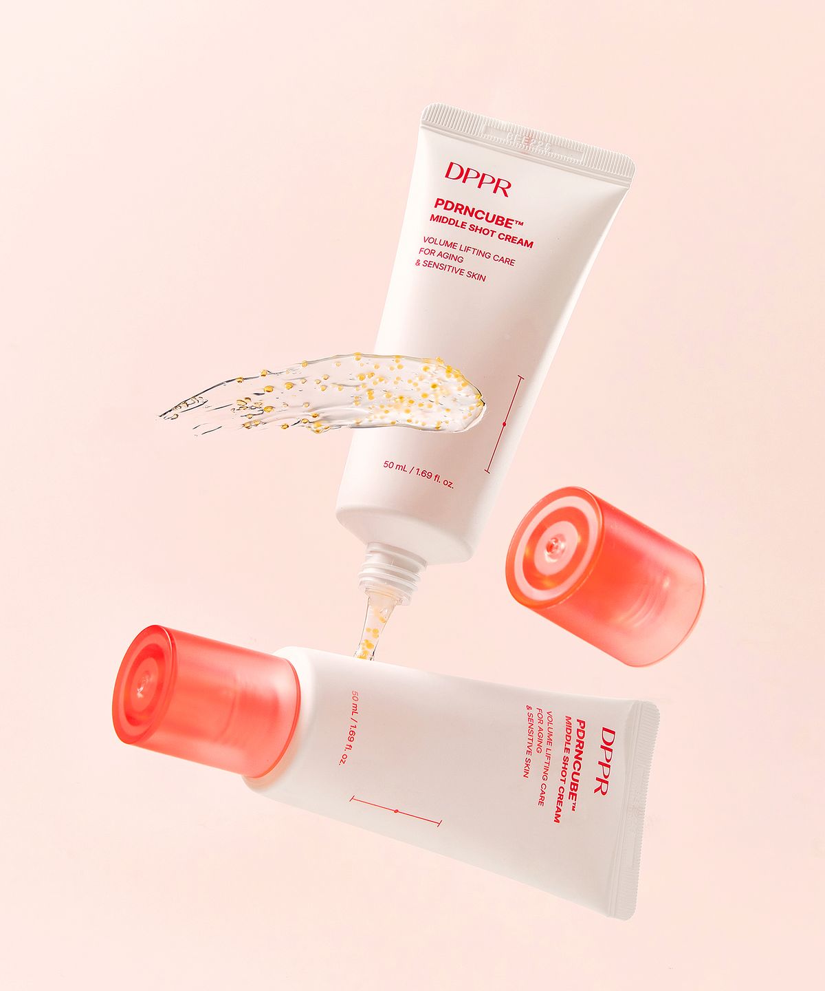 디퍼(DPPR) [탄력충전 SET] 피디알엔큐브 미들샷 크림 50ml 2EA