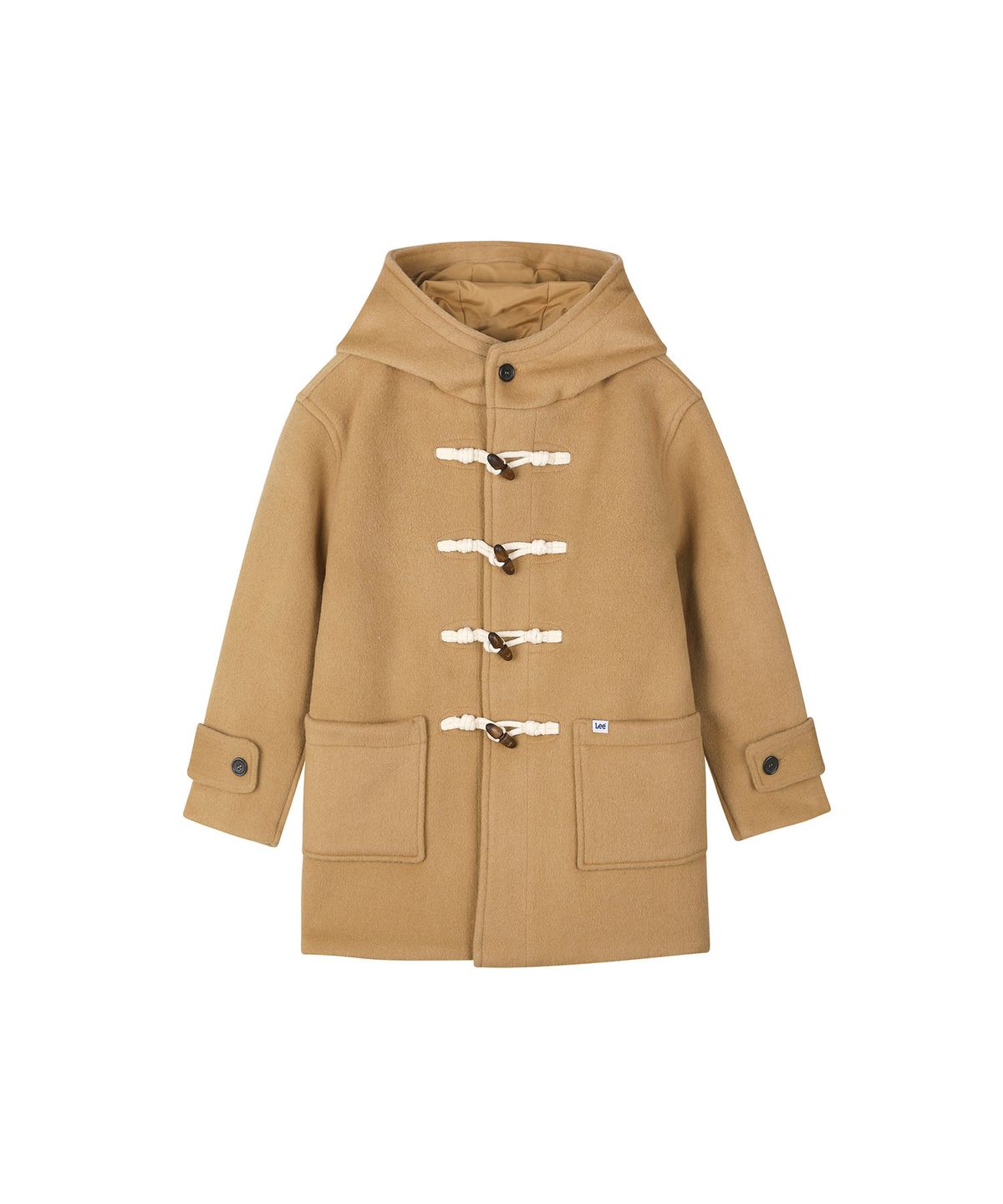 리 키즈(LEE KIDS) 울 후드 코트 카멜 LK2604CT01CE