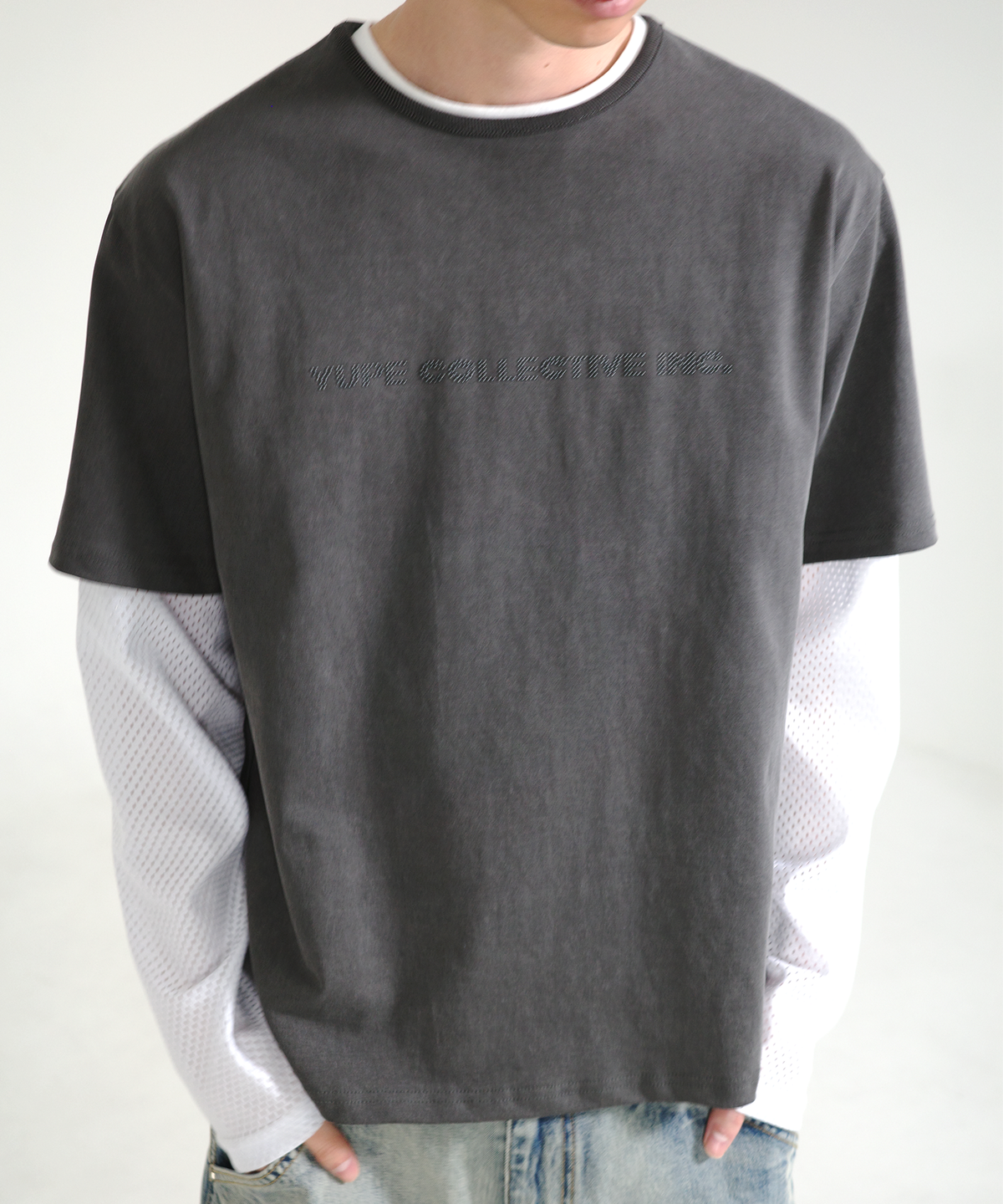 유프(YUPE) Collective Hotfix T-shirts - Charcoal