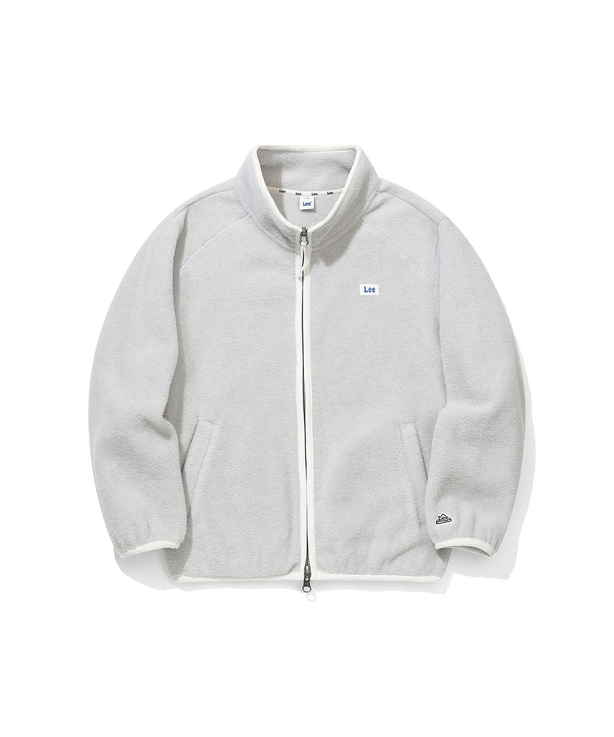 리 키즈(LEE KIDS) 솔리드 플리스 집업 오트밀 LK2604JD01OT