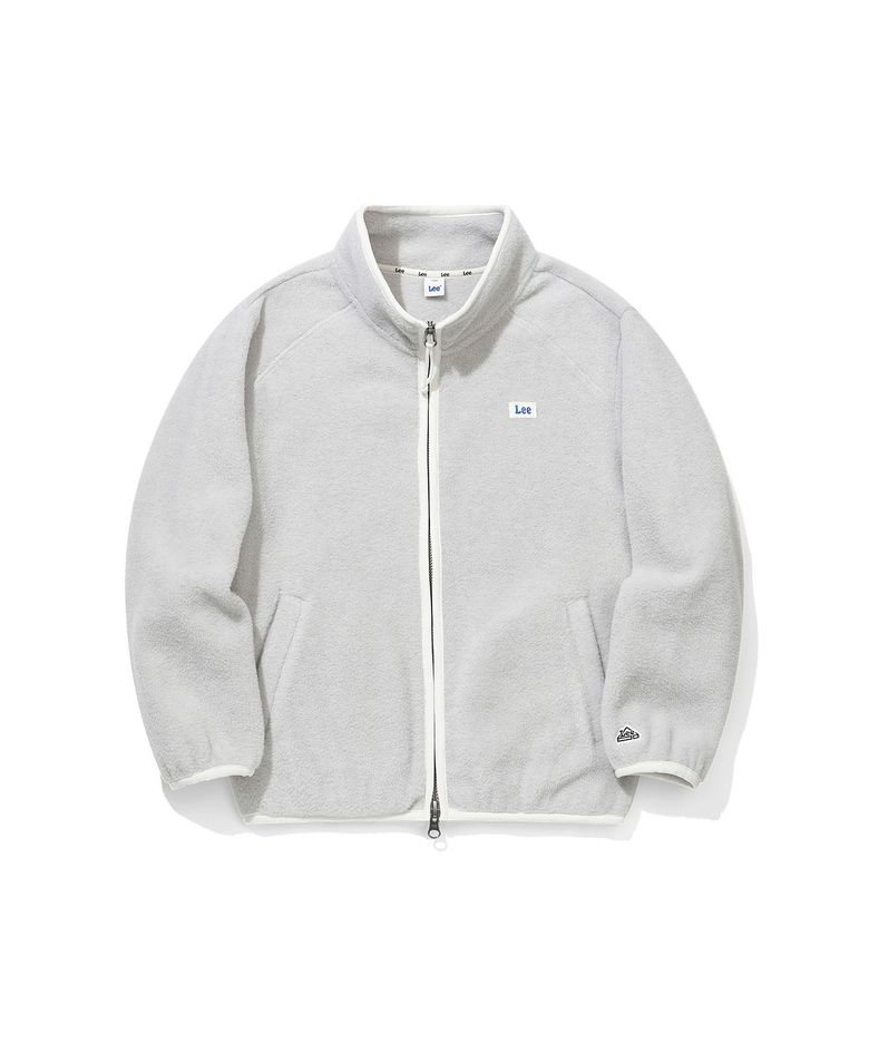 솔리드 플리스 집업 오트밀 LK2604JD01OT
