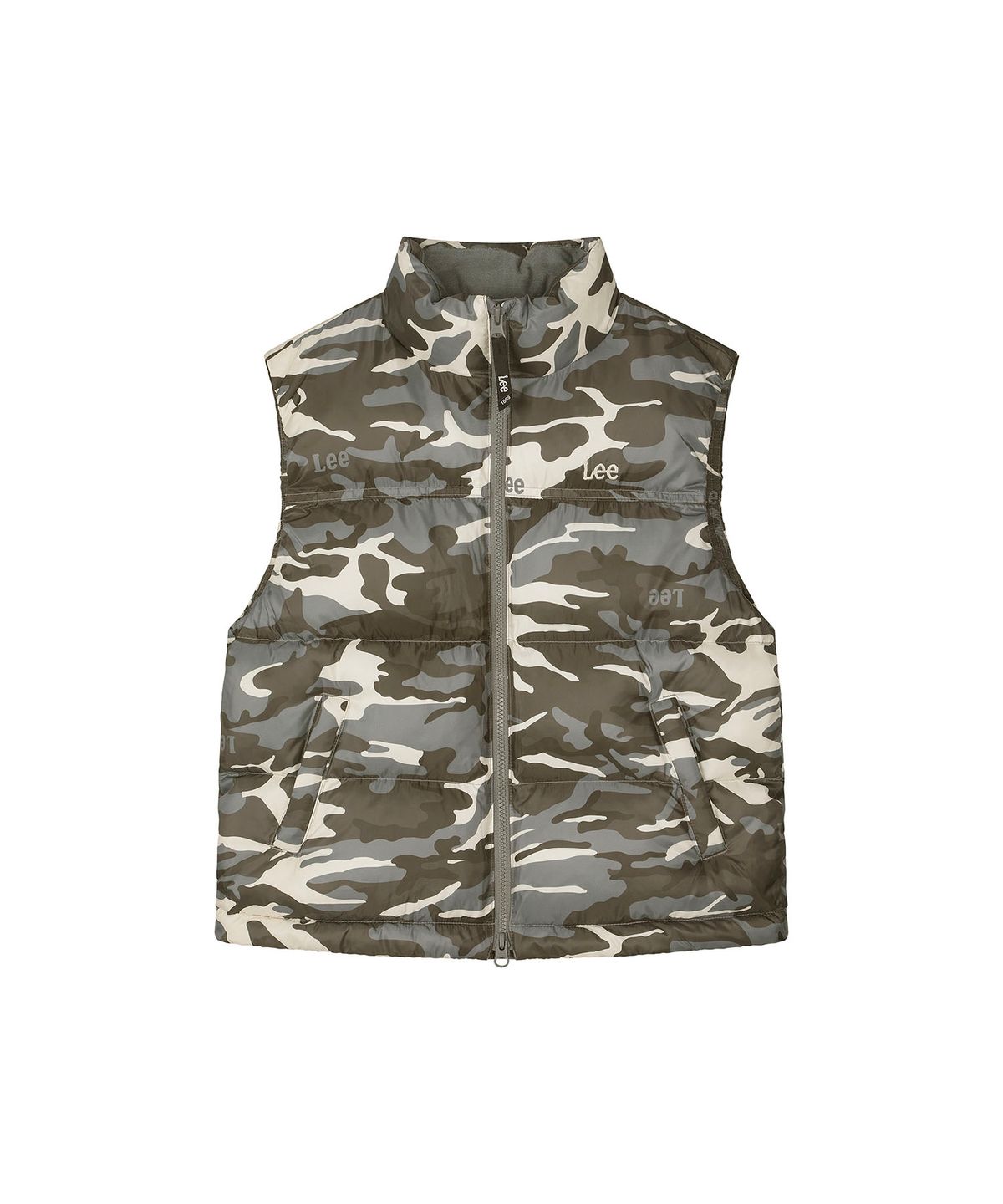 리 키즈(LEE KIDS) 릿지 푸퍼 베스트 카모 LK2604VT01CA