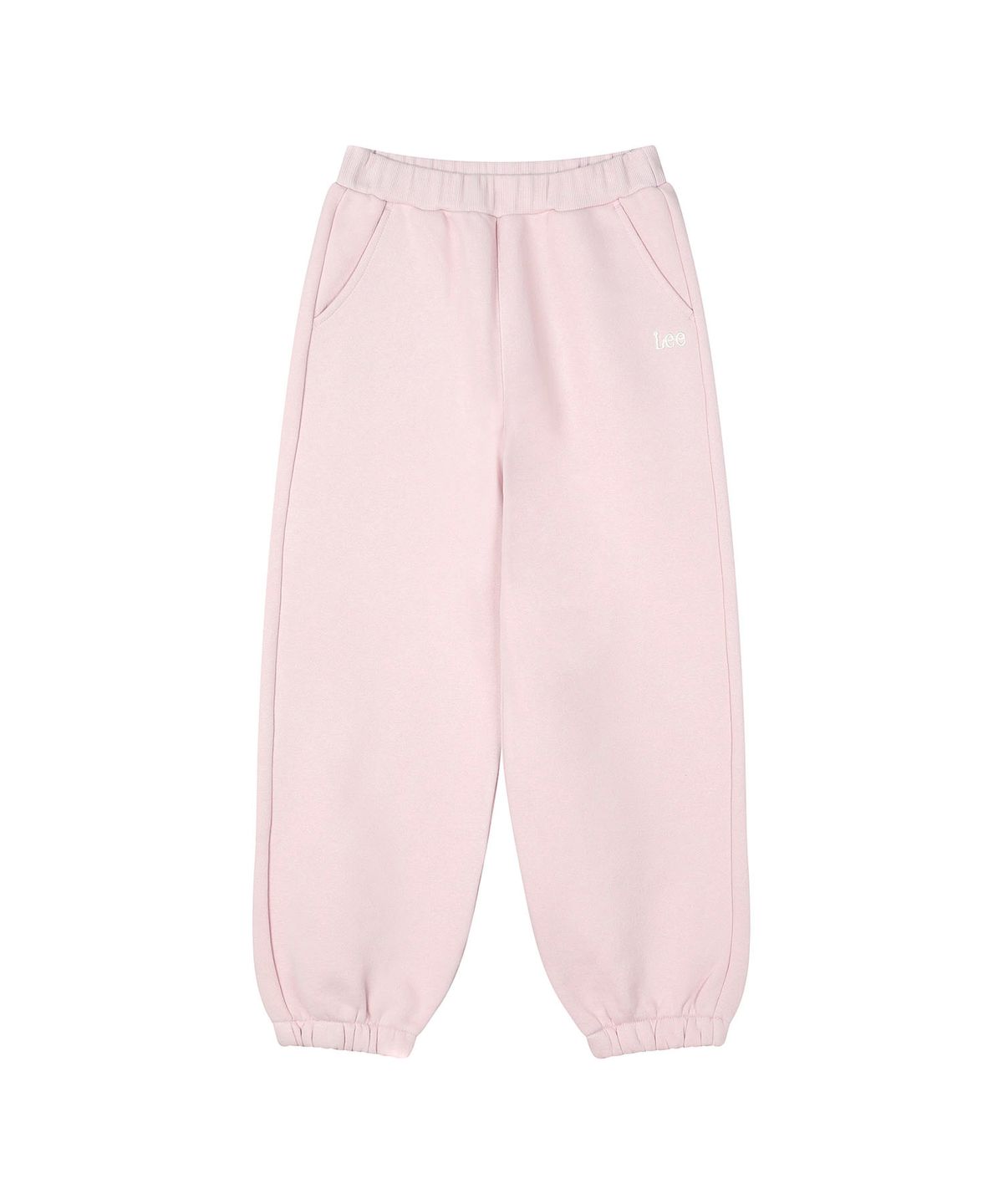리 키즈(LEE KIDS) 조거 기모 스웻 팬츠 핑크 LK2604JP01PI