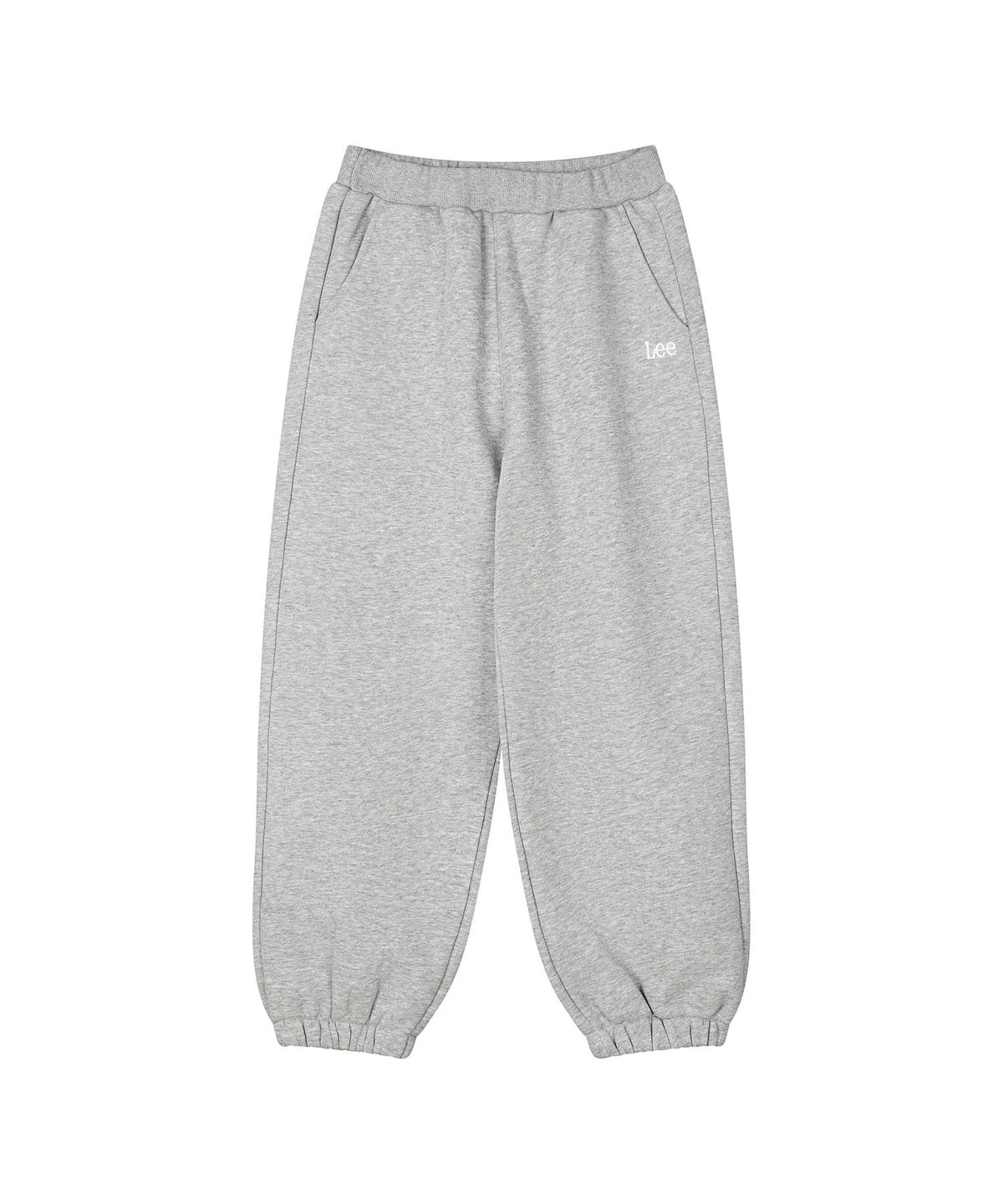 리 키즈(LEE KIDS) 조거 기모 스웻 팬츠 멜란지그레이 LK2604JP01MG