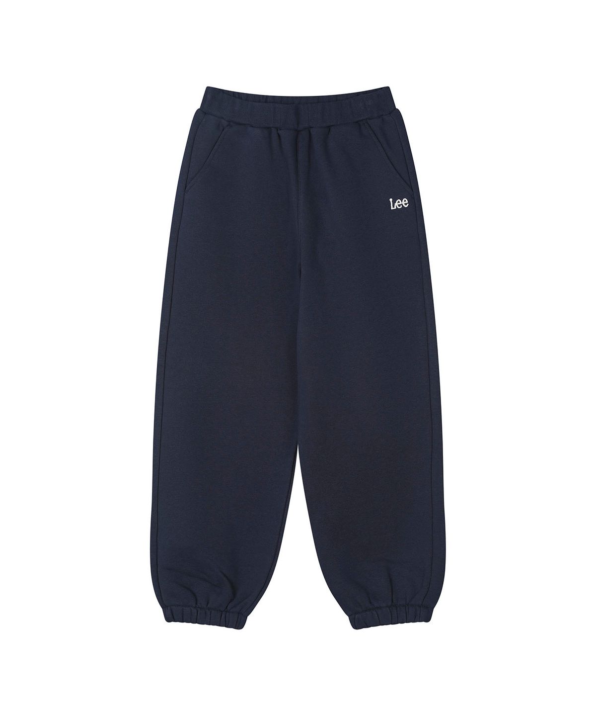 리 키즈(LEE KIDS) 조거 기모 스웻 팬츠 네이비 LK2604JP01NA