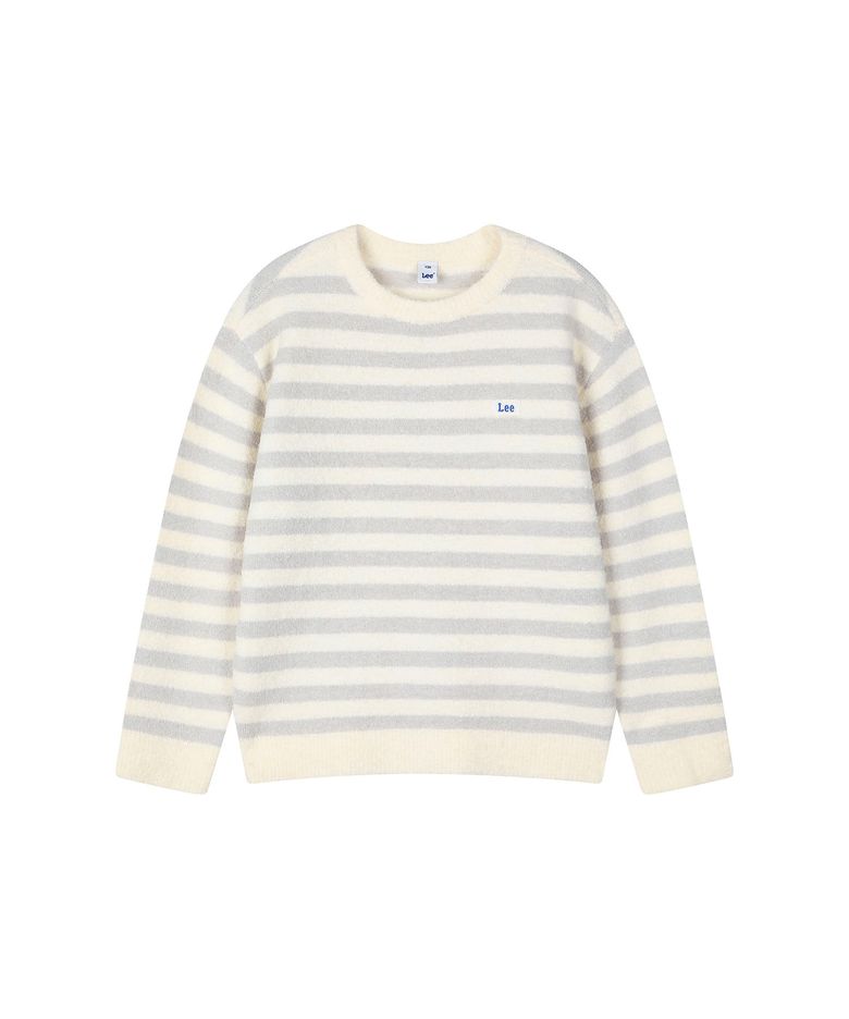 스트라이프 풀오버 그레이 LK2604KT04GR