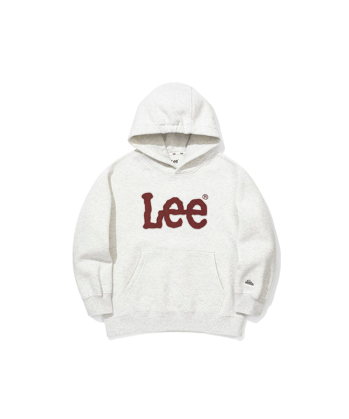 리 키즈(LEE KIDS) 기모 빅트위치 아플리케 후디 오트밀 LK2604HD01OT
