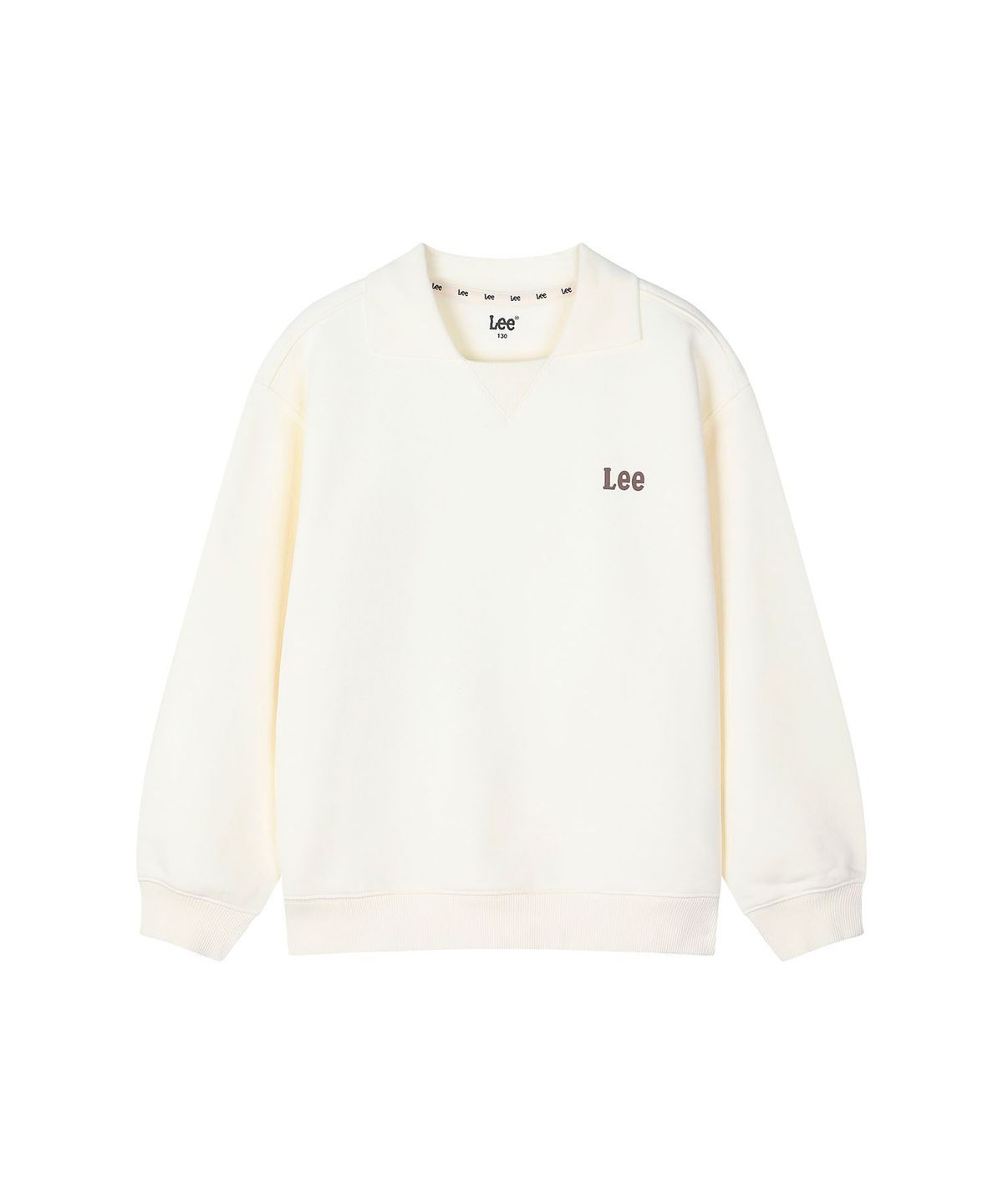 리 키즈(LEE KIDS) 빈티지 스몰로고 스웻셔츠 아이보리 LK2604CR14IV