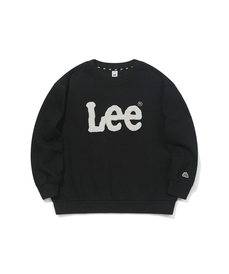 빅트위치 부클자수 스웻셔츠 블랙 LK2604CR01BK