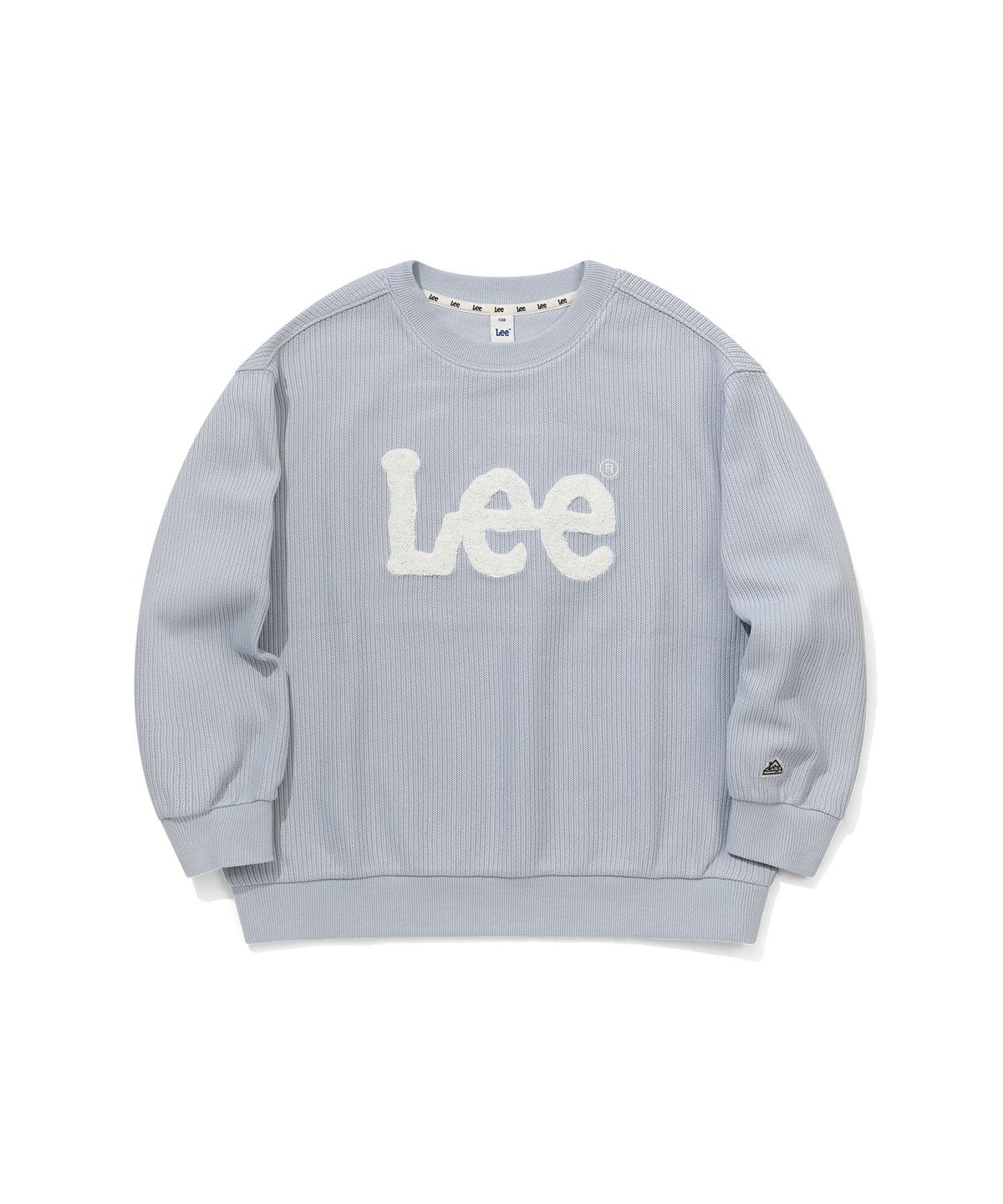 리 키즈(LEE KIDS) 빅트위치 부클자수 스웻셔츠 스카이블루 LK2604CR01SB
