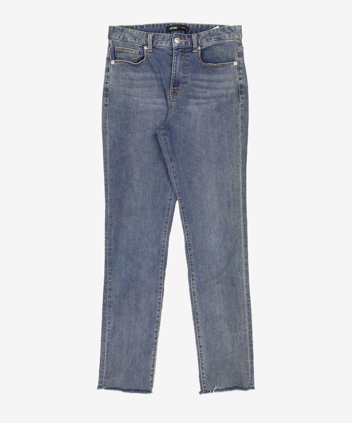 미쏘(MIXXO) 밑단 롤업슬림일자핏 MIWTJB924J 28