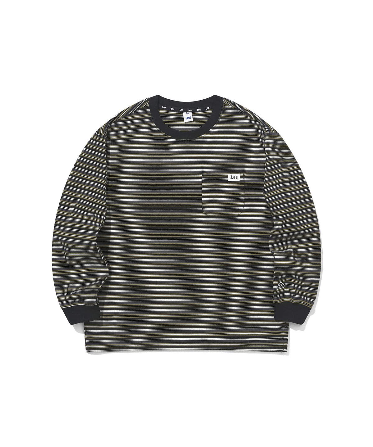 리 키즈(LEE KIDS) 스트라이프 티셔츠 블랙 LK2604LT02BK