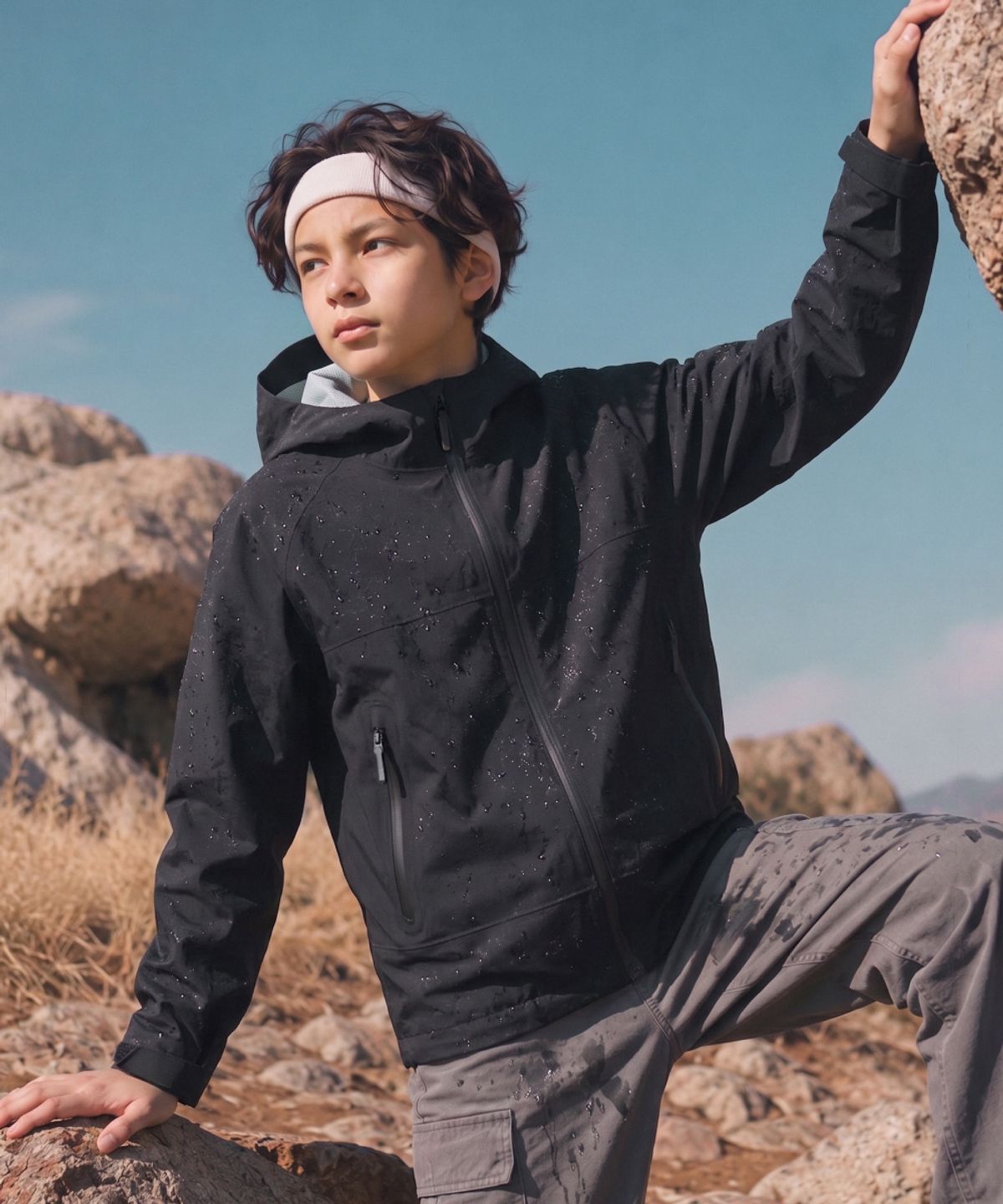 스파오 키즈(SPAO KIDS) [키즈] [3-LAYER] 테크니컬 윈드브레이커_SPJJG49KU2