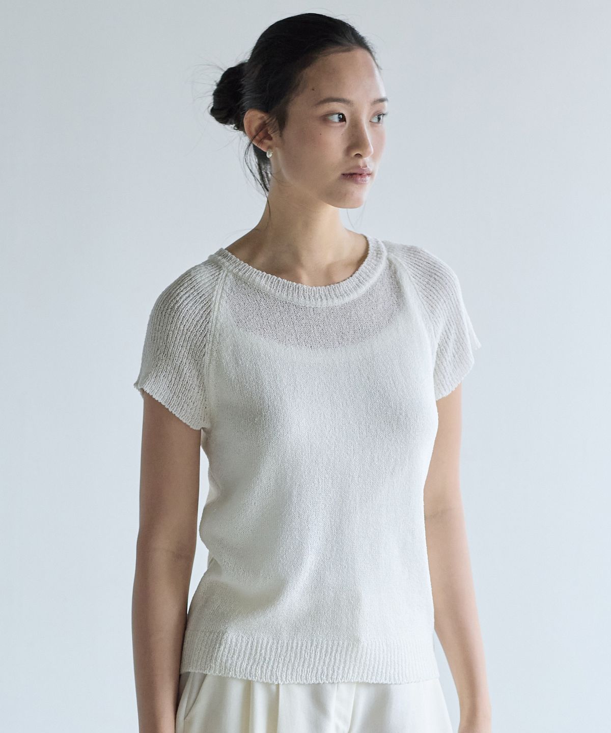 누토프(NUTOFFE) Comfort Knit Top_Ivory