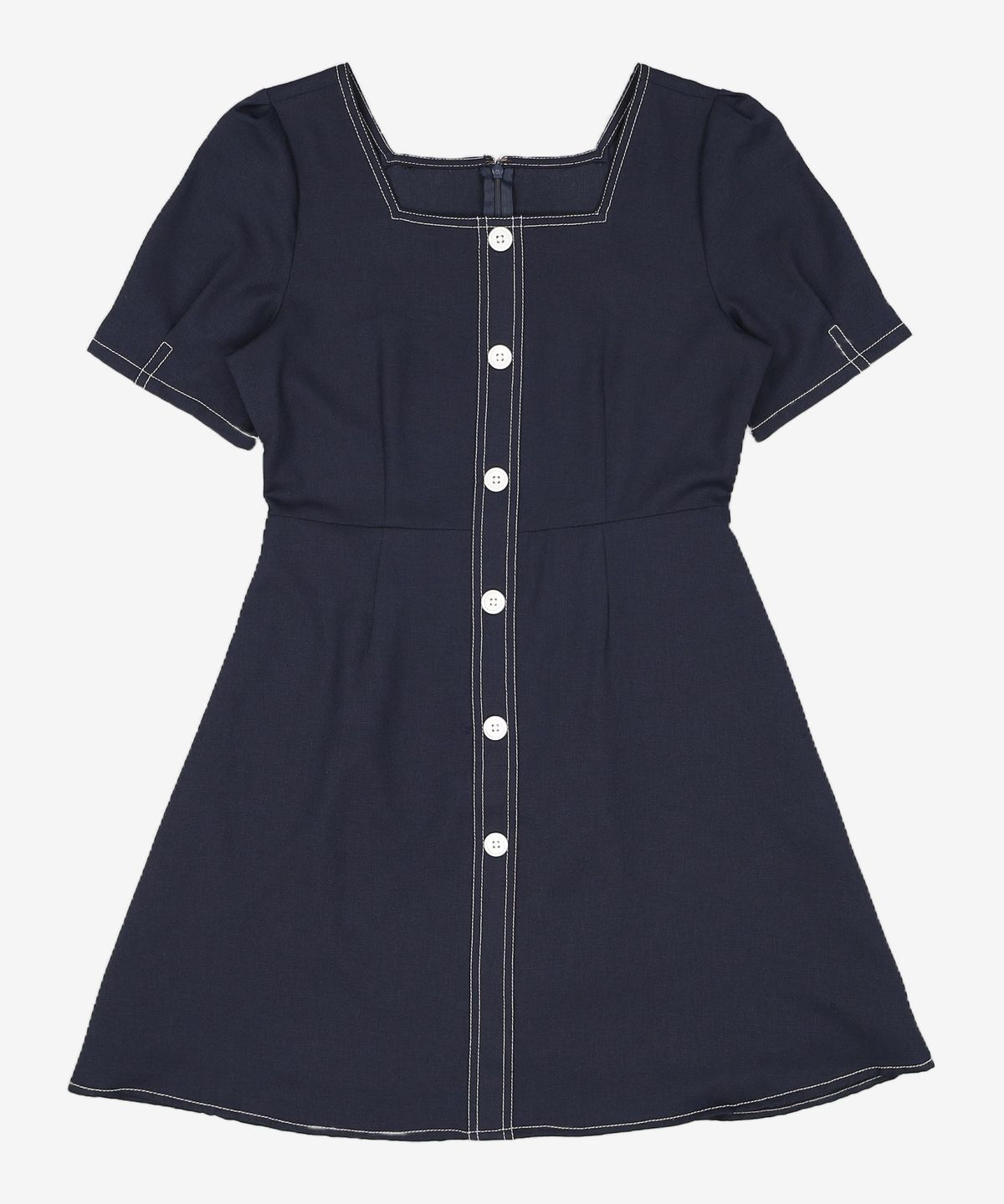 미쏘(MIXXO) 스티치 미니 원피스 MIWOWC701G S