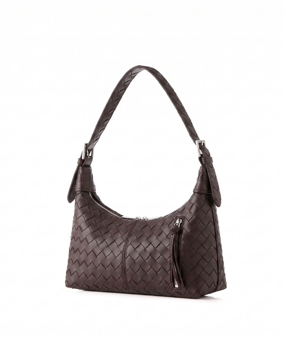 졸리(JOLLY) LINDA BAG 린다백 - WEAVING DARK BROWN