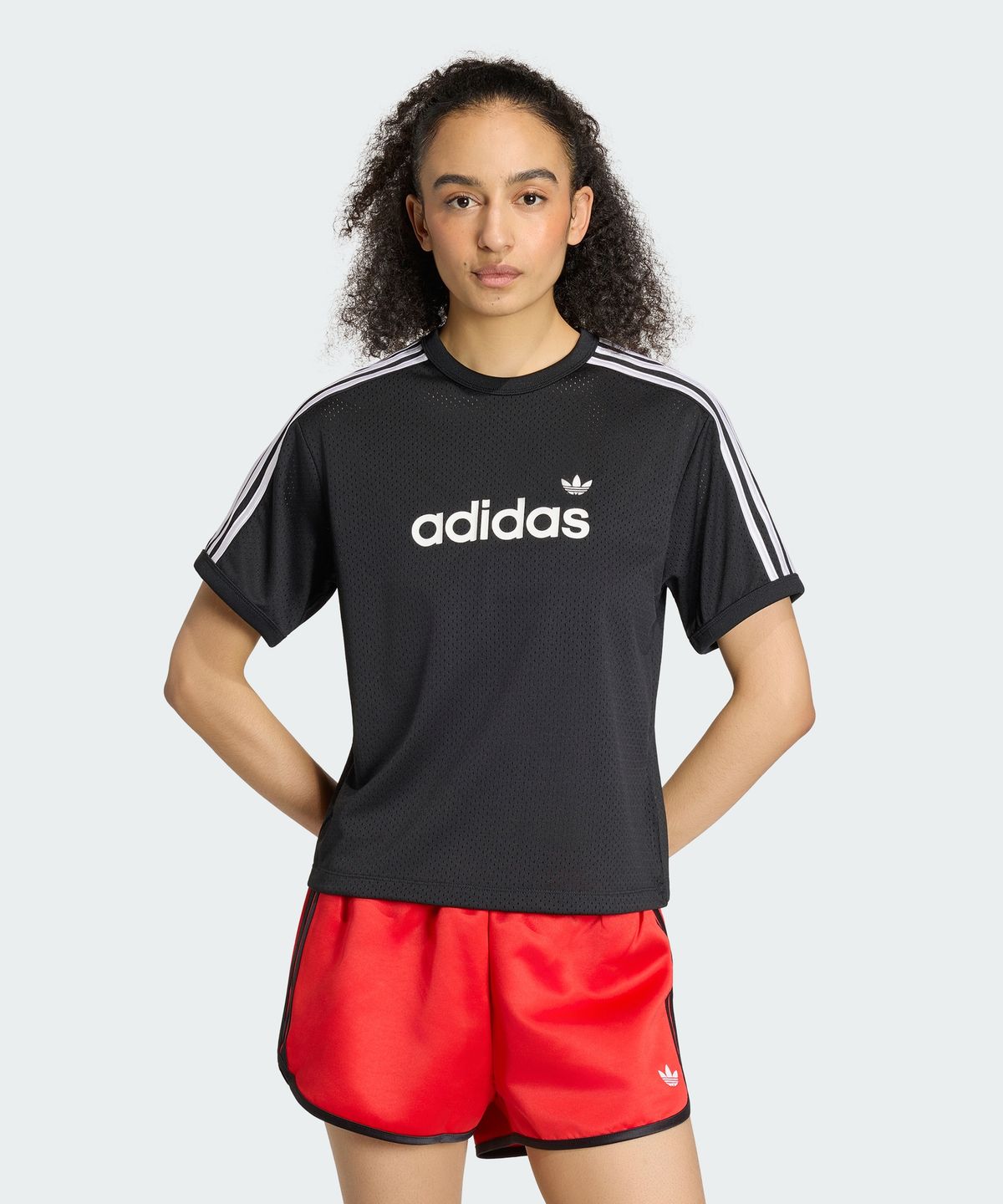 아디다스(ADIDAS) 리니어 메쉬 티 KS6793