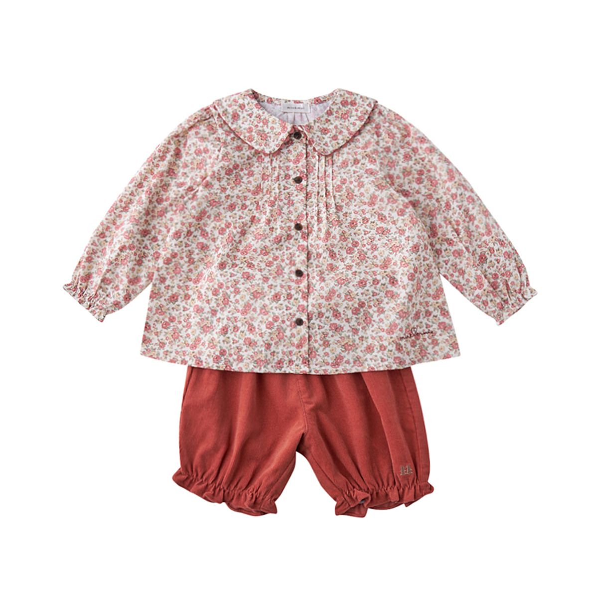 밍크뮤(MINKMUI) 뮤엘쁘띠플라워상하복 (36A14-610-01)