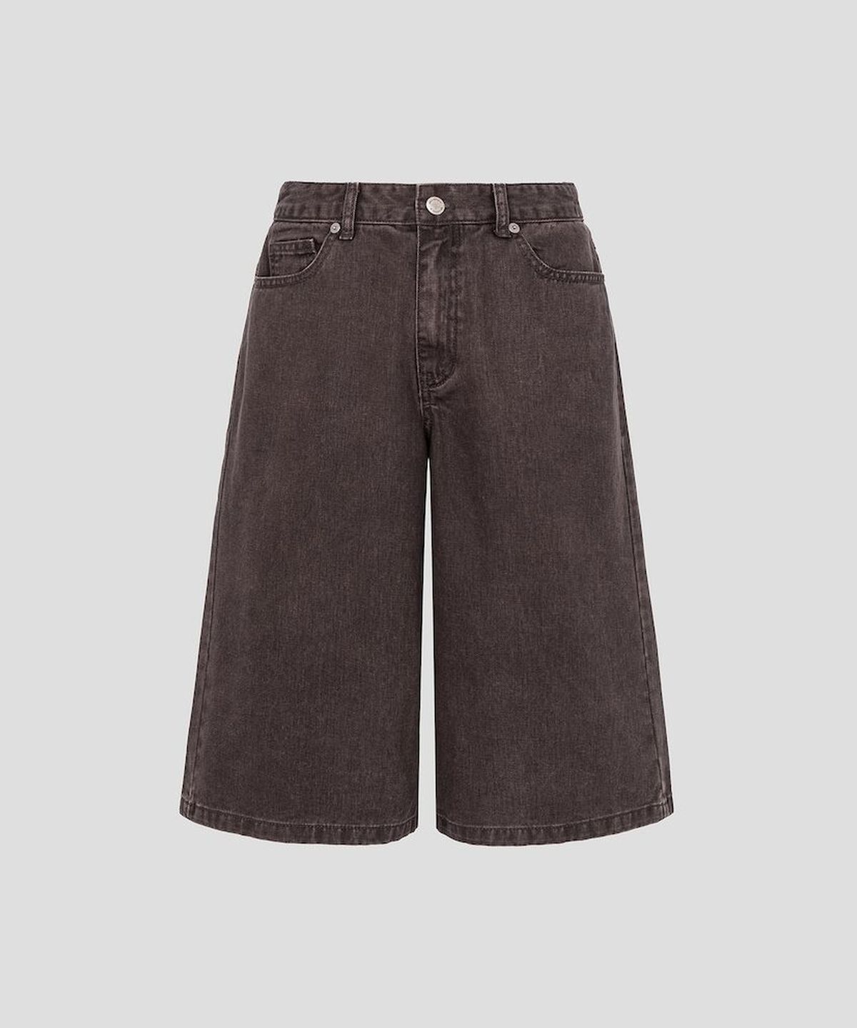 빈폴 레이디스(BEANPOLE LADIES) 오버다잉 데님 버뮤다  브라운 (BF6725C71D)