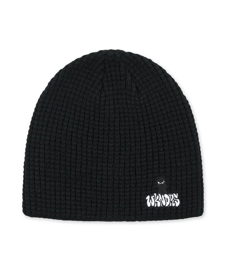 WAFFLE BEANIE (BLACK)