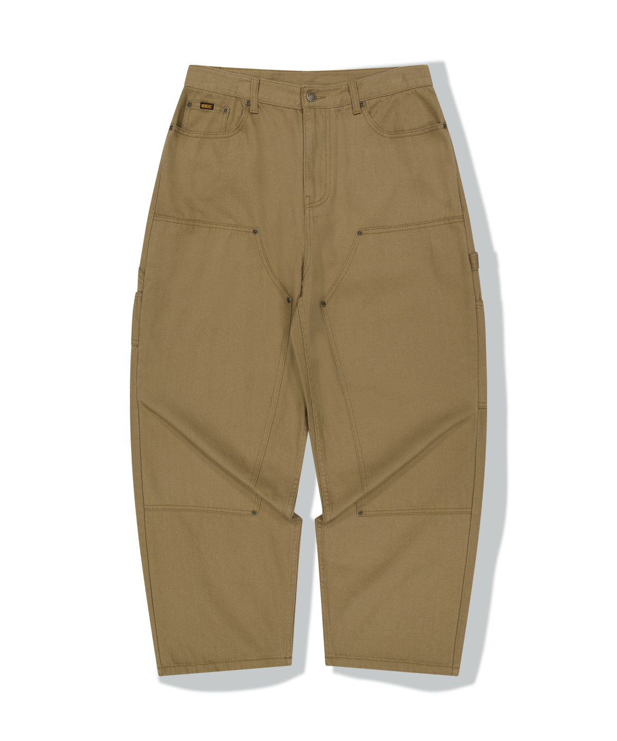 위캔더스(WKNDRS) DOUBLE KNEE CARPENTER PANTS (BEIGE)