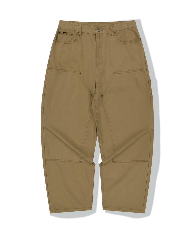 DOUBLE KNEE CARPENTER PANTS (BEIGE)